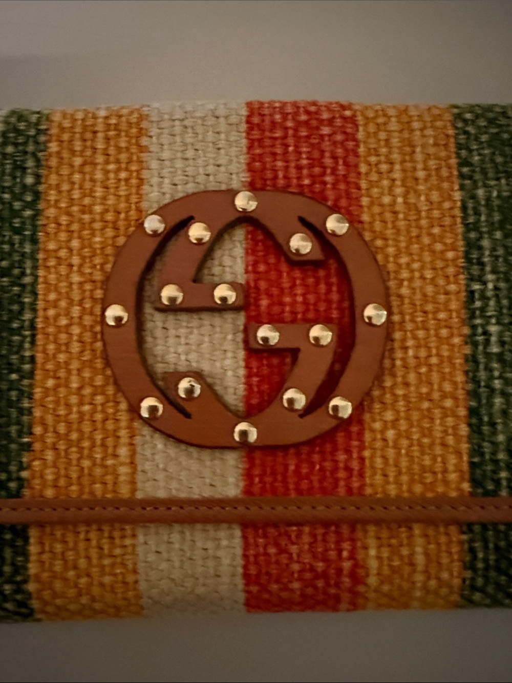 Gucci Bamboo Rafia Wallet - Picture 3 of 10